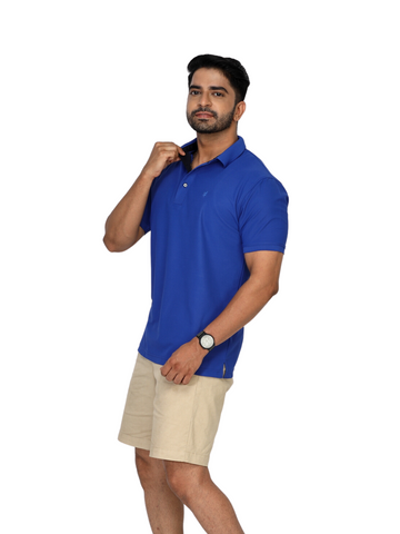 Stellers nanodry T-shirt in royal blue