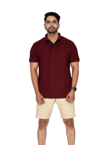 Stellers nanodry T-shirt in wine color