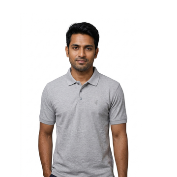 TAFE Classic Grey Cotton T-Shirt