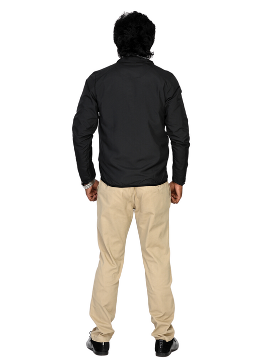 Jet Black Windcheater