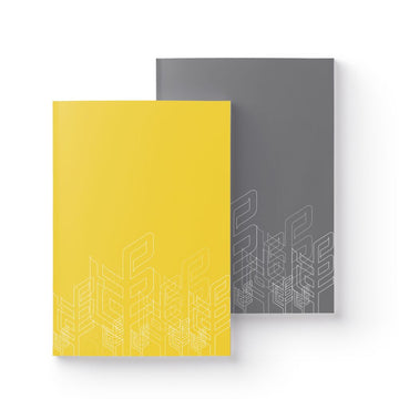 Sunshine yellow notebook set