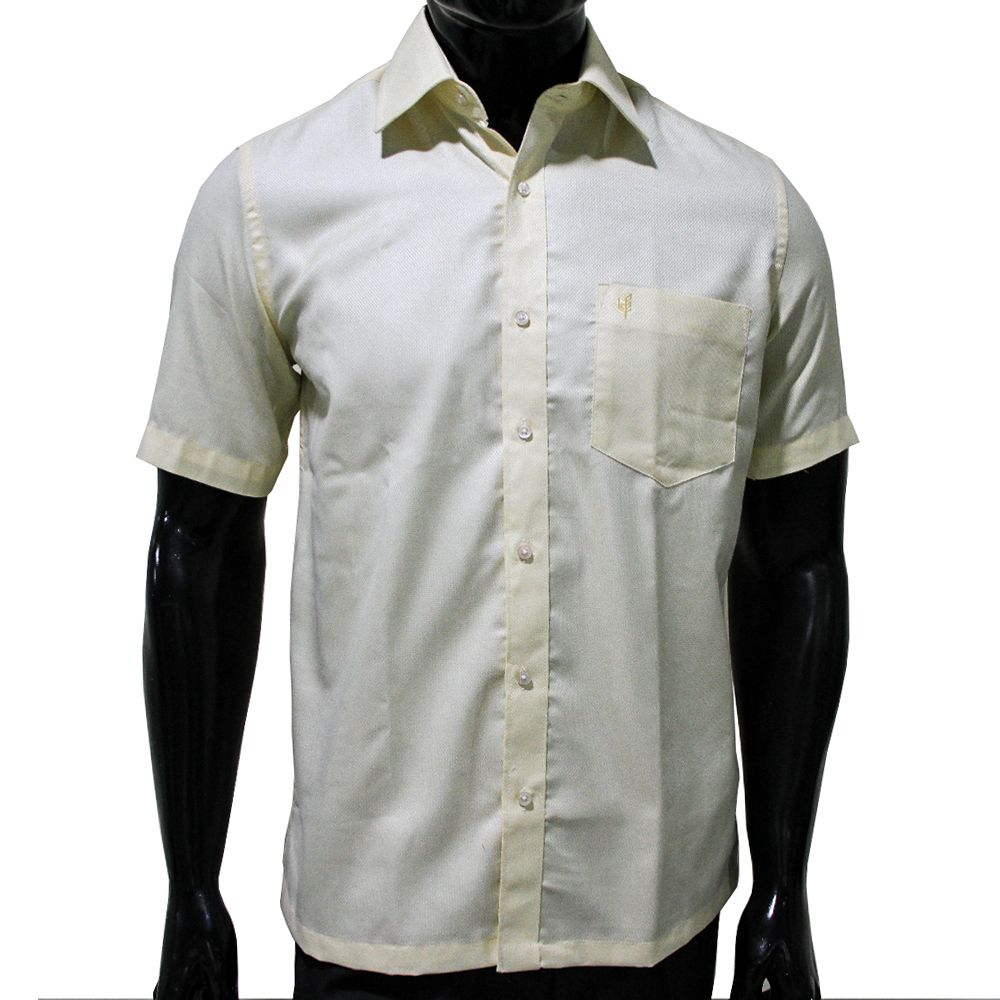 Yellow cotton shirt